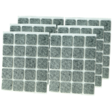 ADHESIVE FELT PADS FOR FURNITURE 20X20 MM GREY 