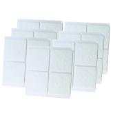 ADHESIVE FELT PADS FOR FURNITURE 45X45 MM WHITE 