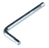 3 mm Gehärtet Innensechskant Schlüssel 60/22 mm, typ L, verzinkt