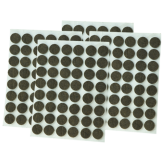 Podkładki filcowe do mebli Ø 12 mm, brązowe, opakowanie 10.080 szt.