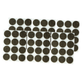 Podkładki filcowe Ø 28 mm, brązowe - opakowanie 1008 szt.