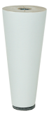 Noga typ Neo H-80 mm, stożek do mebli, biała lakier