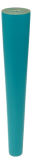 BEECH WOODEN LEG, CONE DESIGN, H - 350 MM, STRAIGHT, TURQUOISE LACQUERED