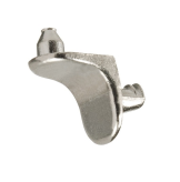 SHELF SUPPORT WITH 2 PINS - SUPPORA II NICKEL PLATED