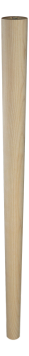 ASH WOODEN LEG, CONE DESIGN, H - 700 MM, STRAIGHT, UNFINISHED