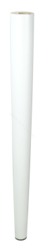 BEECH WOODEN LEG, CONE DESIGN, H - 450 MM, STRAIGHT, WHITE LACQUERED