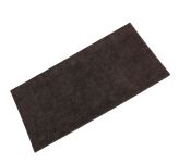 ADHESIVE SQUARE FELT PAD FOR FURNITURE 300x200 MM, BROWN