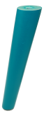 BEECH WOODEN LEG, CONE DESIGN, H - 200 MM, ANGLE, TURQUOISE LACQUERED