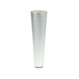 BEECH WOODEN LEG, CONE DESIGN, H - 100 MM, STRAIGHT, SILVER LACQUERED