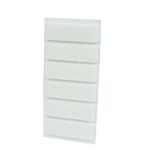 ADHESIVE FELT PADS FOR FURNITURE 15X50 MM WHITE 