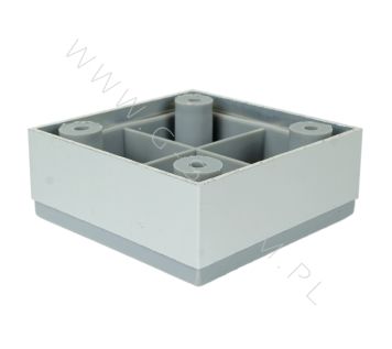FURNITURE FOOT, H - 30 MM, SIZE 65 X 65 MM, ANODISED