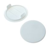 NYLON COVER CAP WITH 2 WINGS DIAM 35 MM, WHITE COLOUR