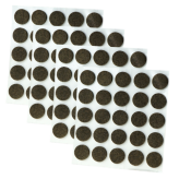 Podkładki Ø 16 mm, brązowe, filcowe do mebli, opakowanie 100 szt.