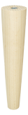 BEECH WOODEN LEG, CONE DESIGN, H- 200 MM, STRAIGHT, UNFINISHED