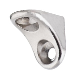 SHELF SUPPORT WITH 2 HOLES NICKEL PLATED