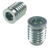 SCREW IN INSERT M10 X 25 MM WITH COLLAR WITH IMBUS CUT