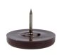 FURNITURE GLIDE WITH NAIL, DIAM 25 MM, BROWN COLOUR