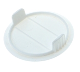 NYLON COVER CAP WITH 2 WINGS DIAM 40 MM, WHITE COLOUR
