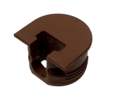 INVISIBLE SHELF CONNECTOR, TYPE CLICK, BROWN COLOUR 