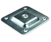 FIXING PLATE FOR STRAIGHT LEG M8, SIZE 66 X 58 X 1,8 MM, 4 HOLES