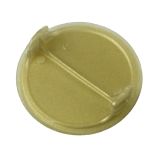 NYLON COVER CAP WITH 2 WINGS DIAM 40 MM, GOLD COLOUR