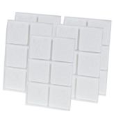ADHESIVE FELT PADS FOR FURNITURE 35X35 MM WHITE 