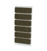 ADHESIVE FELT PADS FOR FURNITURE 15X50 MM BROWN 