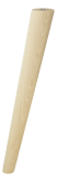 BEECH WOODEN LEG, CONE DESIGN, H - 450 MM, ANGLE, UNFINISHED